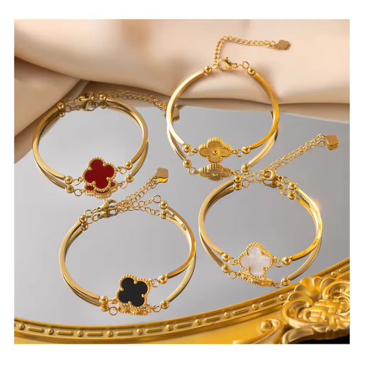 Flower Gold Bracelet